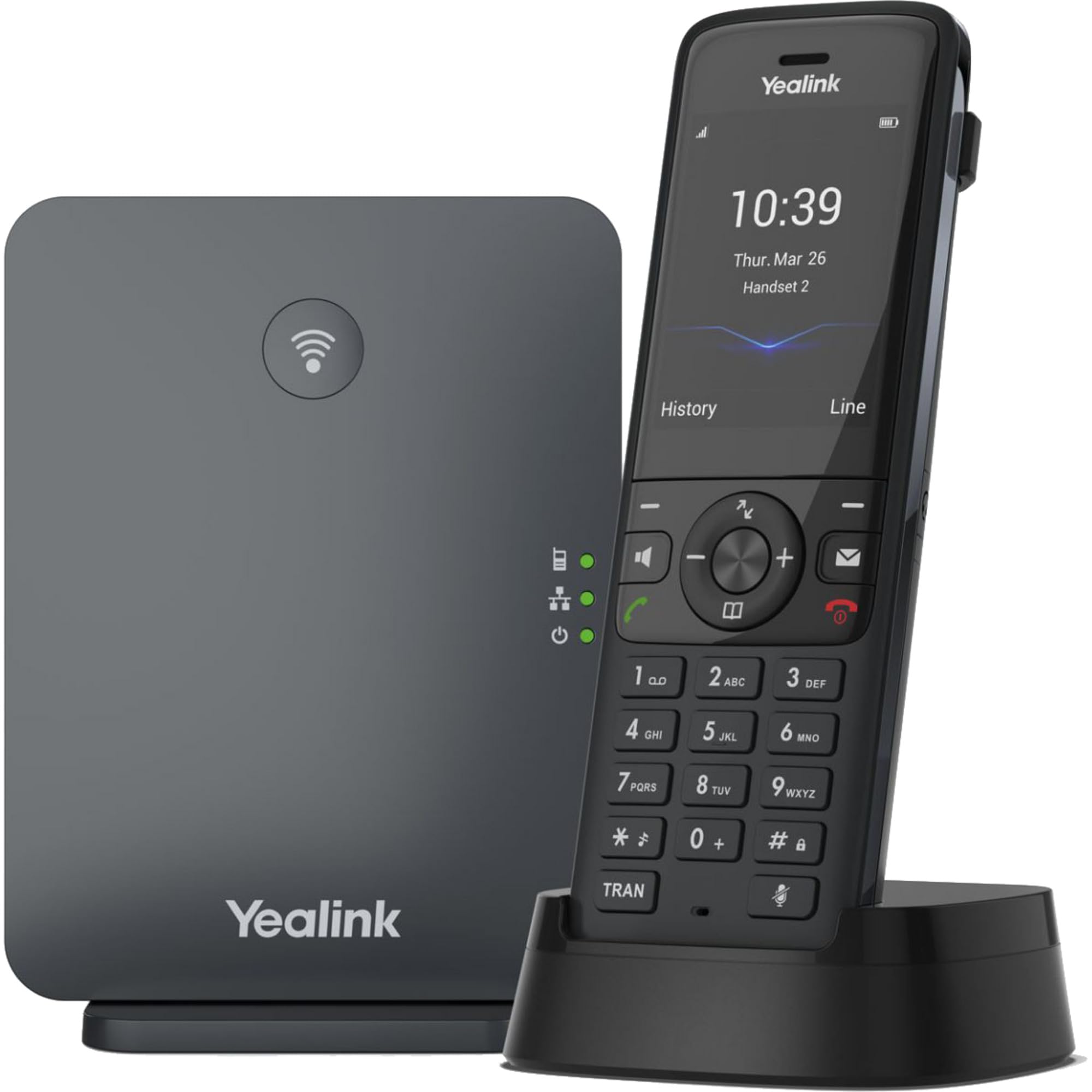 Yealink W78P - DECT IP Phone System W78H Handset + W70B Base