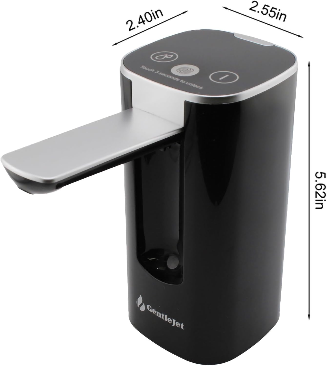 AquaFlow Water Dispenser Black detail