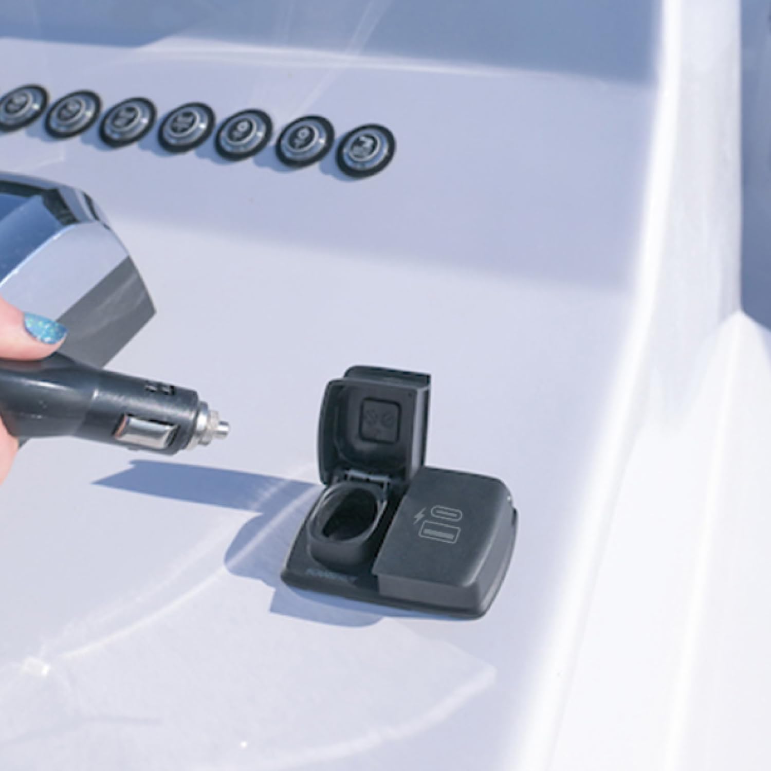 Scanstrut Flip Pro Duo - USB-A & USB-C w/12V Power Socket