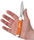 Case XX WR Pocket Knife, ORANGE SYNTHETIC COPPERLOCK ItemNumber 80508 - (41549L SS) Length Closed: 4 1/4 Inches