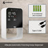 GentleJet EliteJet Automatic Foaming Soap Dispenser Touchless Sensor, LED Display, 5 Foam Levels, Wall Mount or Countertop, Rechargable USB-C or Battery Powered, Aluminum Alloy, 480 ml Refillable