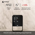GentleJet EliteJet Automatic Foaming Soap Dispenser Touchless Sensor, LED Display, 5 Foam Levels, Wall Mount or Countertop, Rechargable USB-C or Battery Powered, Aluminum Alloy, 480 ml Refillable