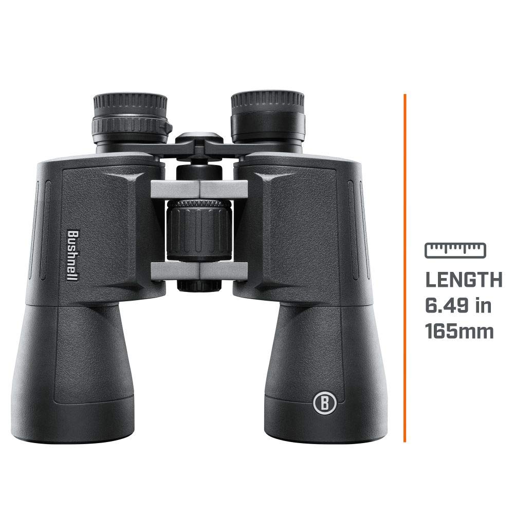 Bushnell PowerView 2 20x50 Binoculars - High-Definition with Multi-Coated Lenses, Durable Aluminum Alloy Chassis, Wide Field of View, Ideal for Wildlife Observation, Hiking and Sporting Events