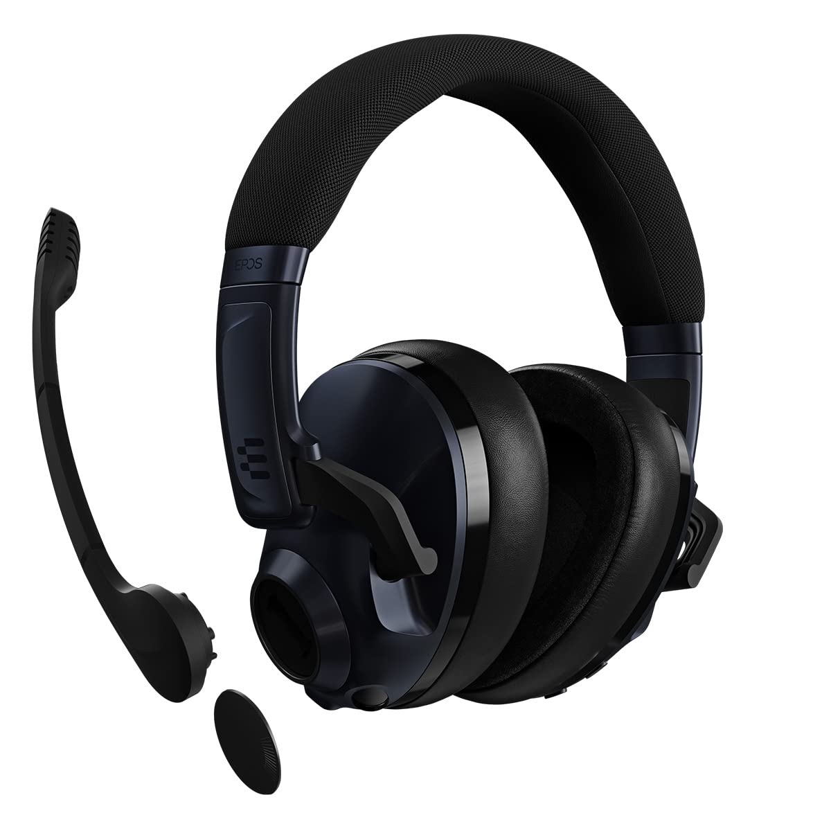 EPOS Gaming H3Pro Hybrid Gaming Headset - PC Headphones with Microphone - Noise-Cancellation, Adjustable, Smart Button Audio Mixing, Bluetooth, Gaming Suite, Surround Sound - Windows 10,Midnight Blue