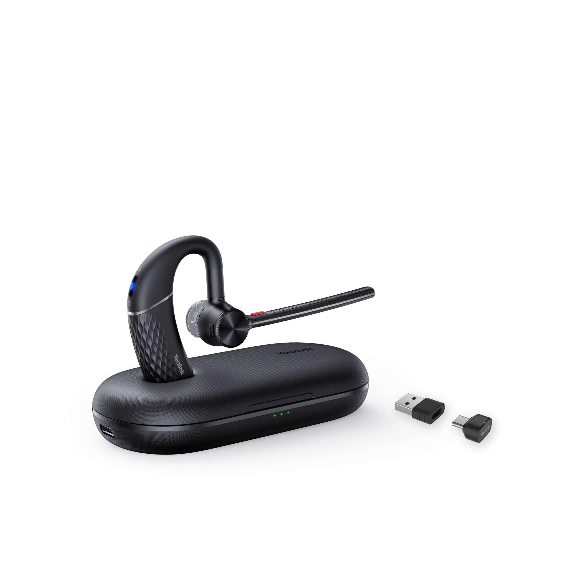 Yealink Bluetooth Headset BH71 Pro USB-C/A, Teams&Zoom Certified, 4 Noise Cancelling Microphone, Fit for Computer Laptops Cellphone, Wireless Earpiece for Business Office Work