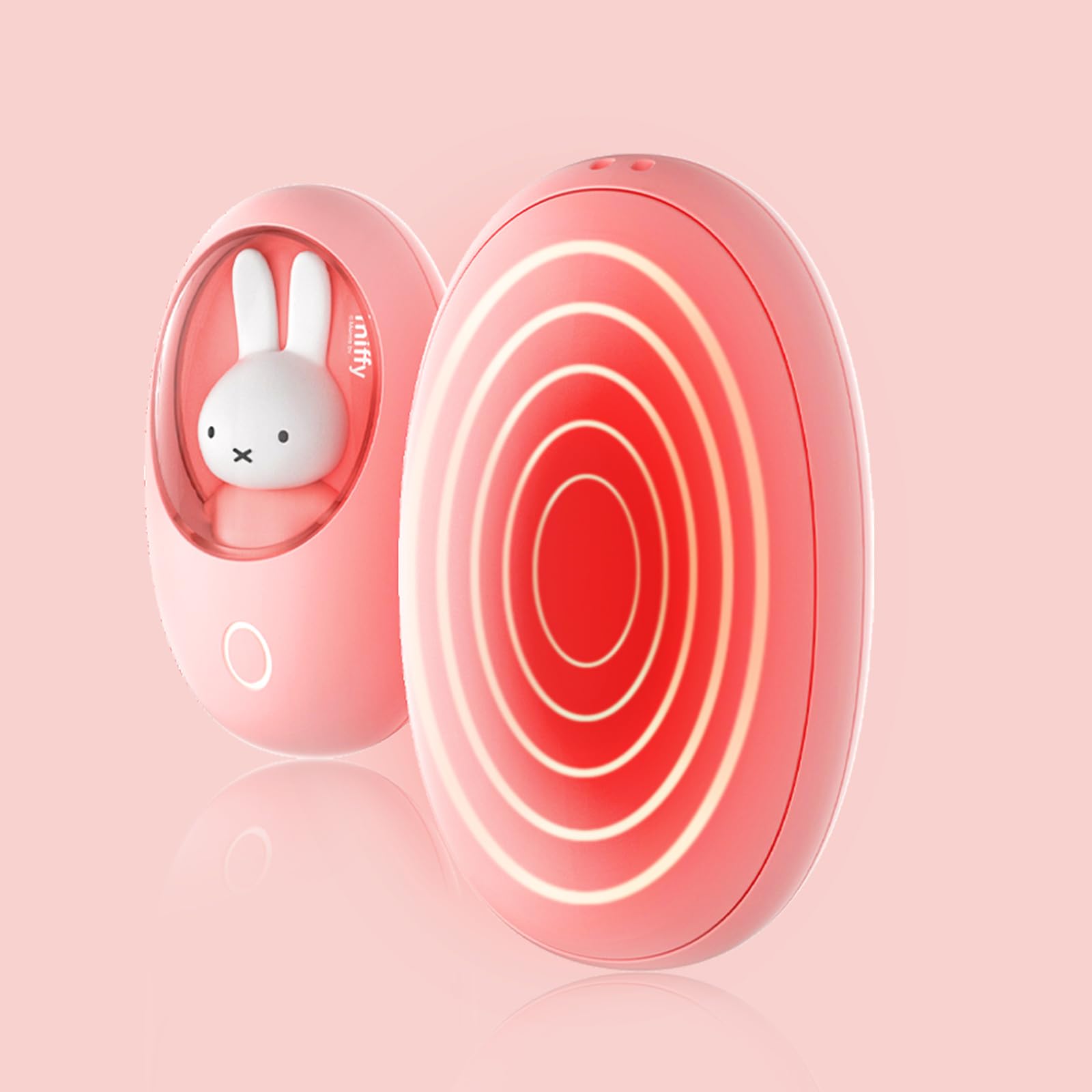 Miffy Hand Warmer Portable Rechargeable Cute Mini Heater Blue White