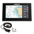 Simrad 000-15371-001, NSX 3007, Chartplotter and Fishfinder with HDI Transducer and C-MAP Discover X Charts, 7 Inch, Black