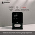 GentleJet NobleJet Automatic Foaming Soap Dispenser Touchless Sensor, LED Display, 5 Foam Levels, Wall Mount or Countertop, Rechargable USB-C or Battery Powered, Aluminum Alloy, 480 ml Refillable
