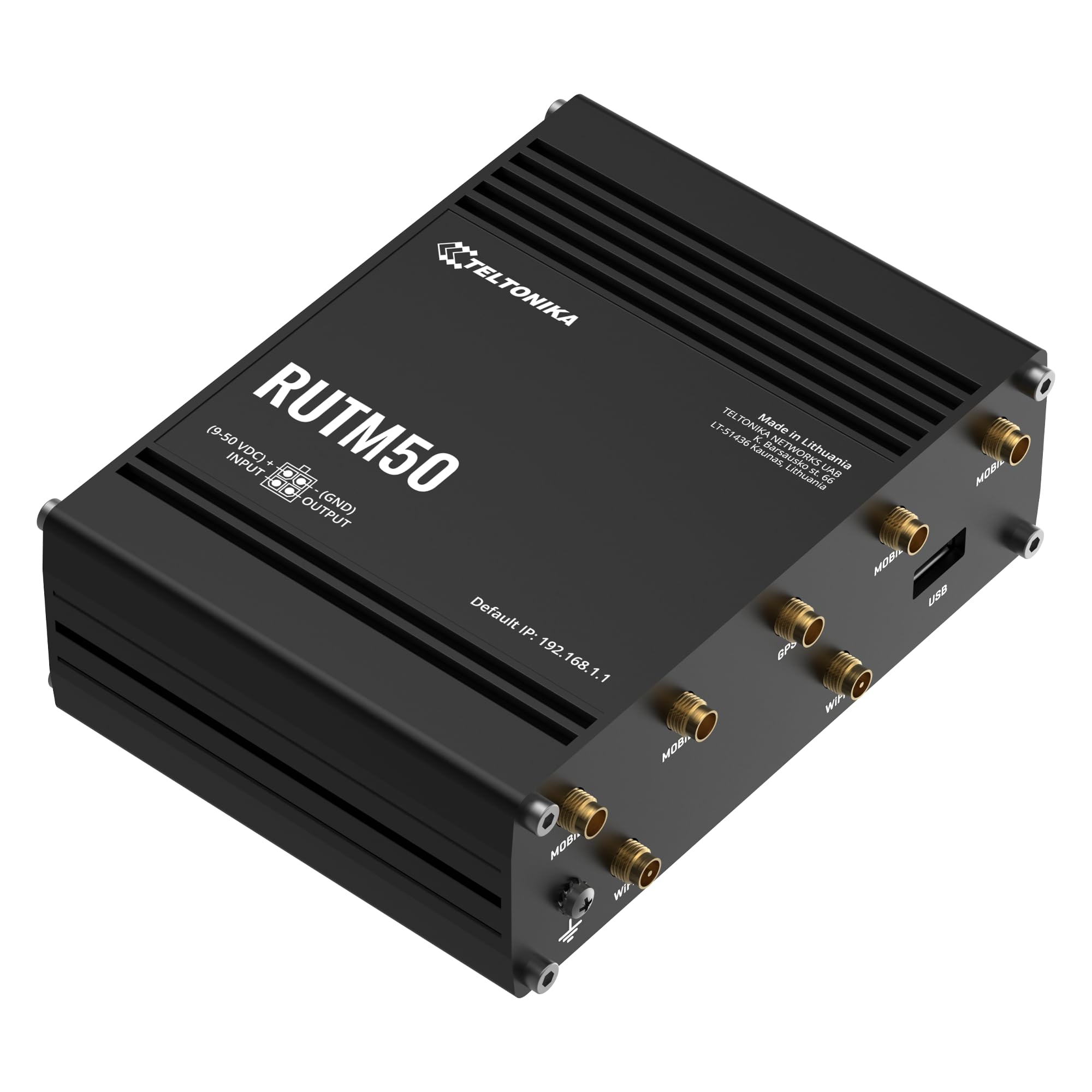 RUTM50 North America/Standard Package with Universal PSU, 5G Backward COMPATIB