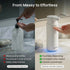 GentleJet CrystalJet Automatic Liquid Soap Dispenser – Touchless Sensor, USB-C Rechargeable, 304 Stainless Steel, IPX5 Waterproof for Bathroom Kitchen Sink, 10 fl oz / 300 ml