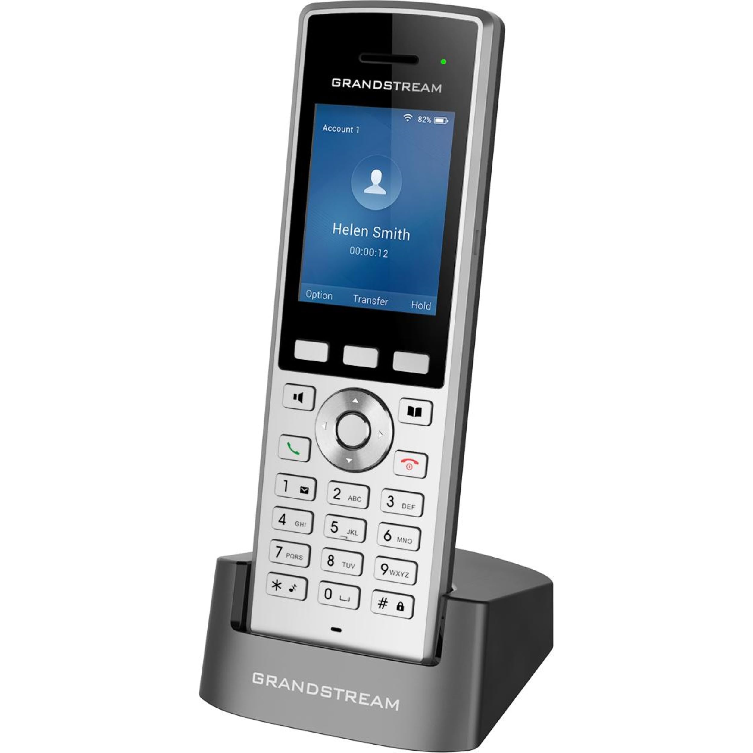 Grandstream Networks WP822 The Wp822 Is A Business-grade Cordless Wi-fi Phone That Comes Equipped With Inte