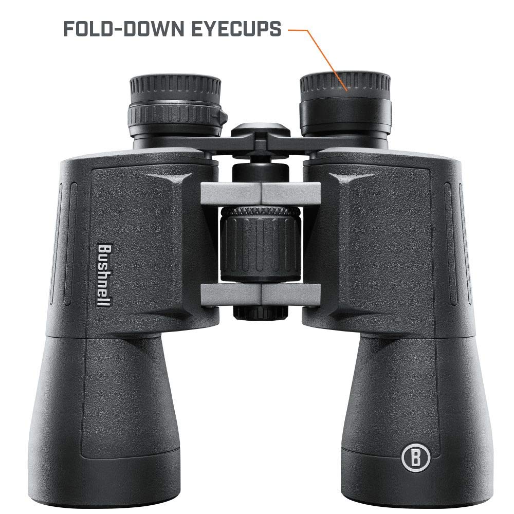 Bushnell PowerView 2 20x50 Binoculars - High-Definition with Multi-Coated Lenses, Durable Aluminum Alloy Chassis, Wide Field of View, Ideal for Wildlife Observation, Hiking and Sporting Events