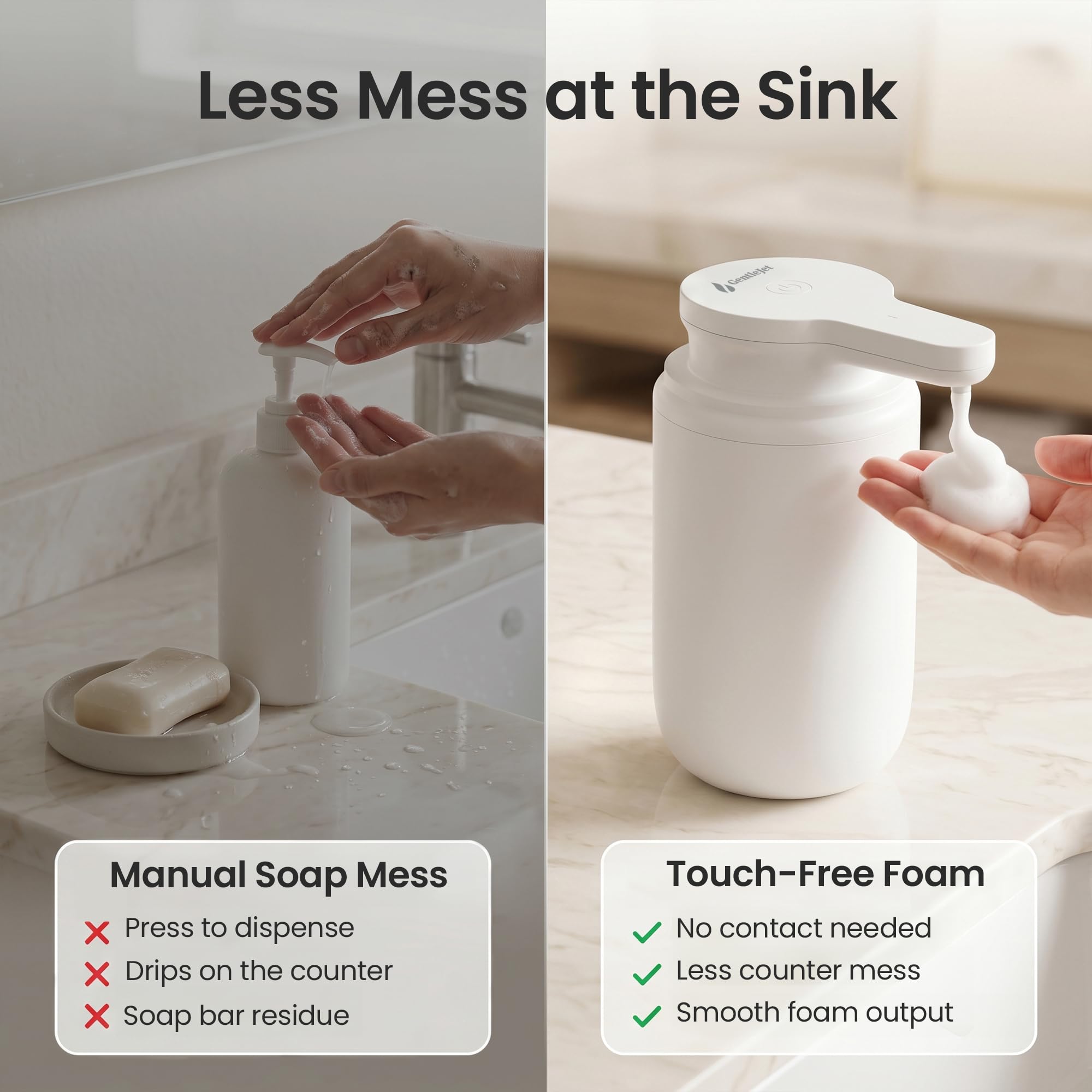 GentleJet SimpleFoam Automatic Foaming Soap Dispenser