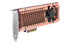 QNAP QM2-2P-344A Dual M.2 PCIe SSD Expansion Card, Supports up to Two M.2 2280/22110 Form Factor M.2 PCIe (Gen3 x4) SSDs, PCIe Gen3 x4 Host Interface, Low-Profile Bracket pre-Loaded, 2 x SSD