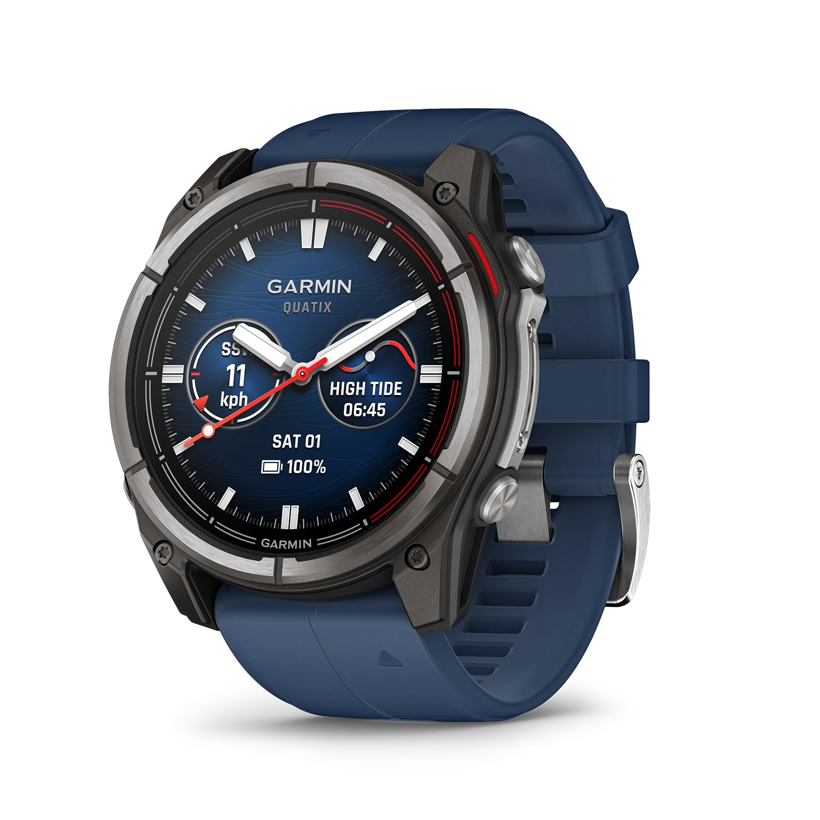 Garmin quatix 8, 51 mm, Marine GPS Smartwatch, Bright AMOLED Display, Chartplotter Controls, Built-in Flashlight, 24/7 Health & Wellness Features