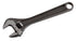 Bahco BAH8069RUS 4" SAE Adjustable Industrial Black Finish Wrench, Slim Tapered Jaws for Accessibility and Strength, Measurement Scale, and Precision Hardened, Anti-Corrosion Treated