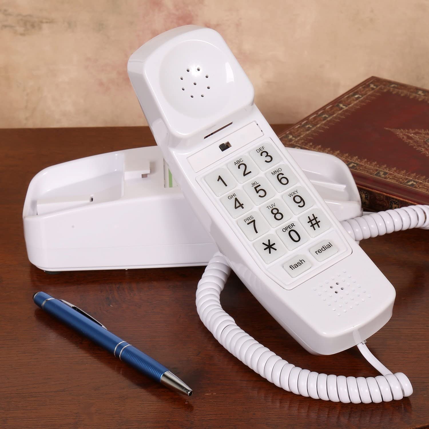 Trimline dial in handset WHITE