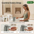 GentleJet NovaJet Automatic Foaming Soap Dispenser Touchless Sensor, USB-C Rechargeable, 304 Stainless Steel, IPX5 Waterproof for Bathroom Kitchen Sink, 12 oz / 350 ml