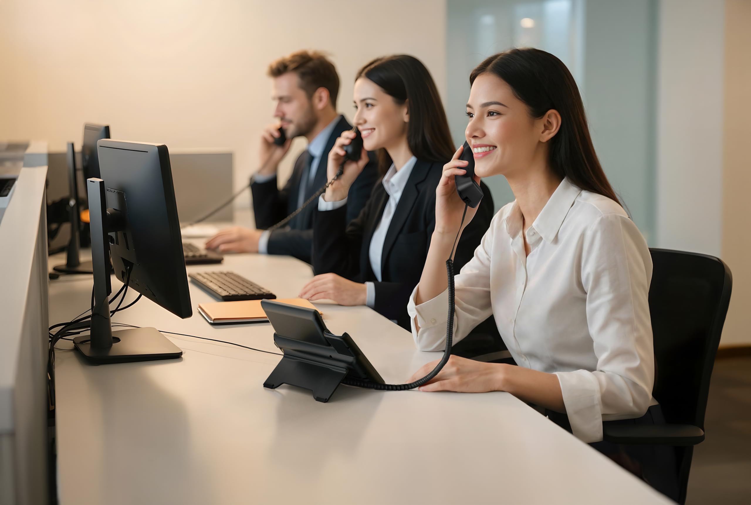Yealink T74W IP Phone - Corded - Corded/Cordless - Bluetooth, Wi-Fi - 10 Multiple Conferencing - Wall Mountable
