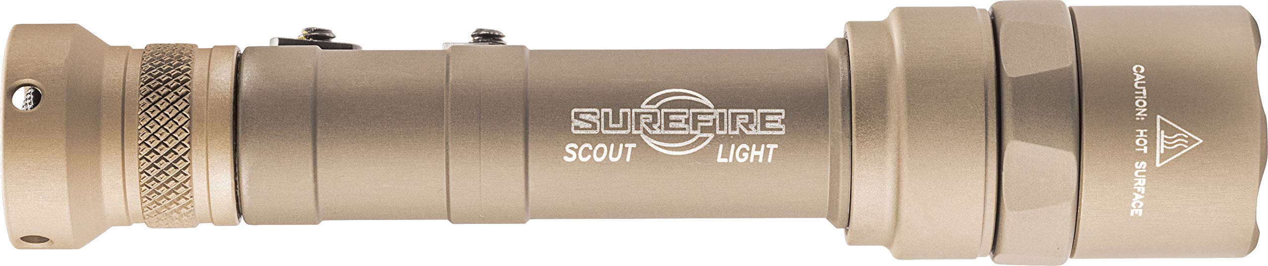 SureFire M640 U-Pro 1000 Lumen Tan Scout Light Pro with Pick/Hunting Firearm Swivel Mount, TIR Lens, 213m Range (M640U-TN-PRO)
