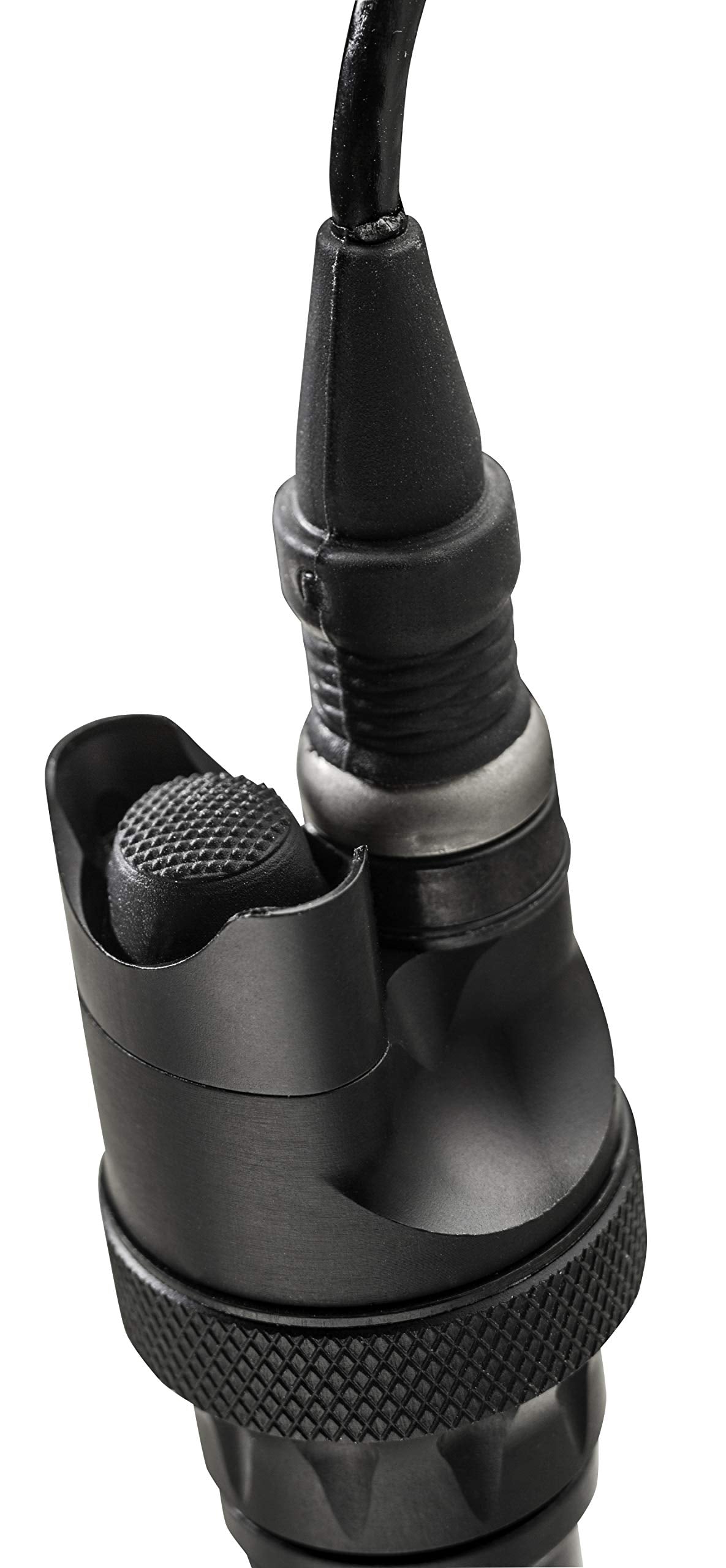 SureFire Scout Light Dual-Switch/Tailcap Assembly with 7" Switch Cable, Waterproof, Black/Tan, Compatible with Scout Light WeaponLights (DS07)