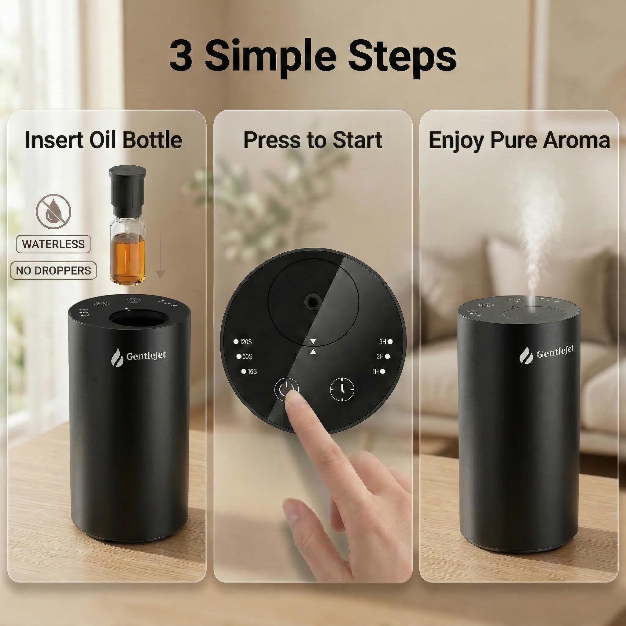 GentleJet LiteMist Waterless Aroma Diffuser
