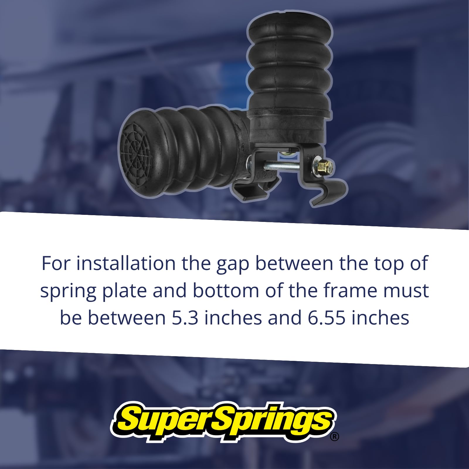 SuperSprings TSS-107-47 Pair of Left and Right Trailer SumoSprings | GAWR of 5,000-8,000 lbs | Reduces G-Force in Trailer by 68% | Removes Sway, Hop and Body Roll