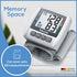 Beurer Wrist Blood Pressure Machine with Adjustable Blood Pressure Cuff - Automatic & Digital Wrist Blood Pressure Monitor, 2x60 Memory Reading, XL LCD Display - Home BP Monitor, BC30