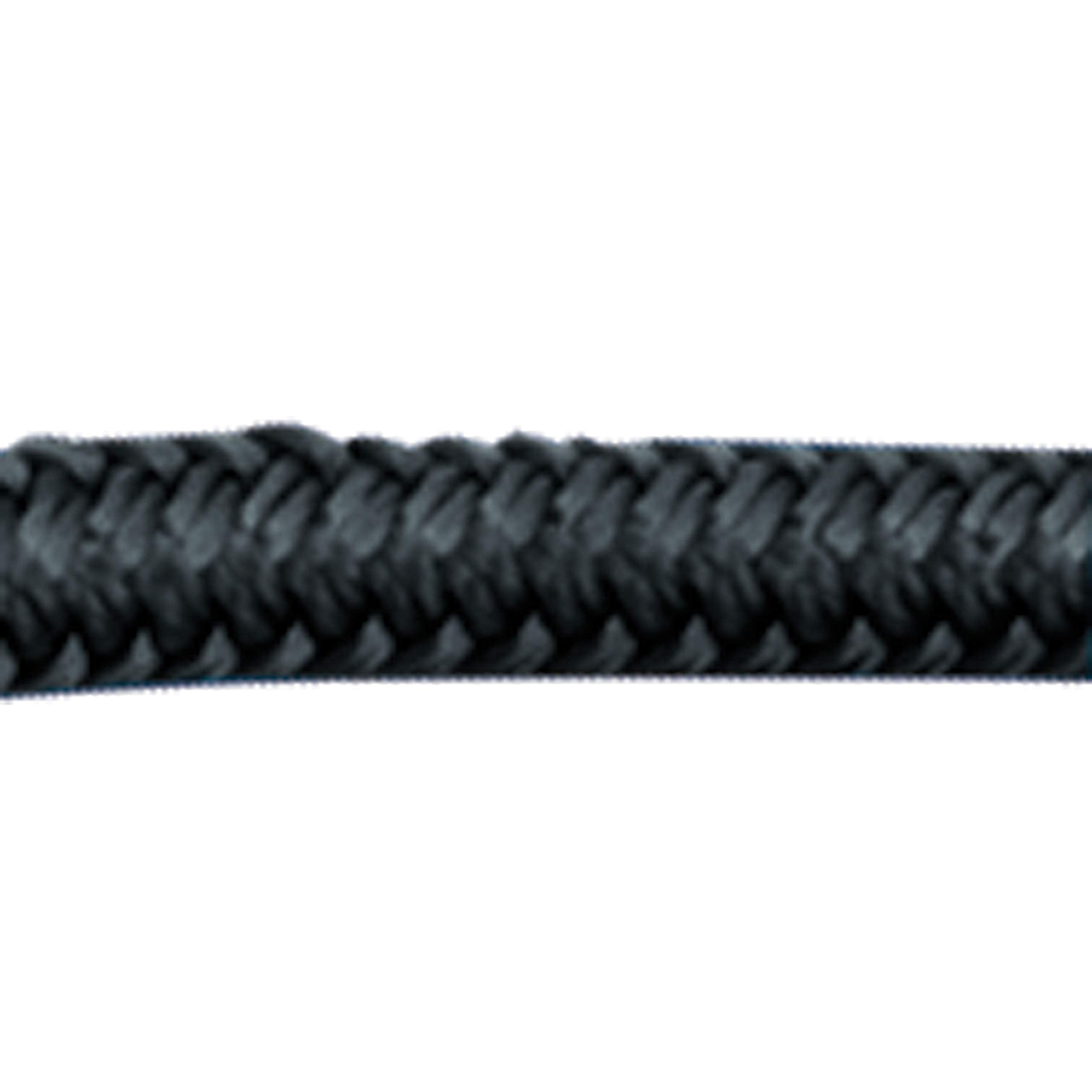 Sea-Dog 302112015BK-1 Double Braided Nylon Dock Line - 1/2" x 15', Black