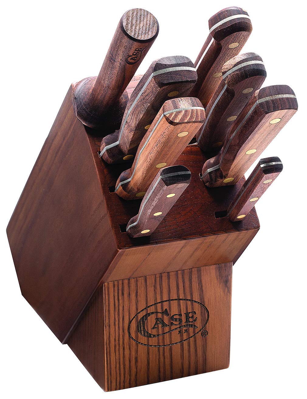 Case WR XX Nine Piece Household Cutlery Block And Knife Set Item #10249