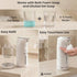 GentleJet Cloudfoam Automatic Foaming Soap Dispenser – Touchless Sensor, USB-C Rechargeable, IPX5 Waterproof, Adjustable Output for Bathroom Kitchen Sink, 10.8 oz / 320 ml