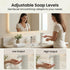 GentleJet SmoothDrop Automatic Liquid Soap Dispenser – Touchless Sensor, USB-C Rechargeable, 304 Stainless Steel, IPX5 Waterproof for Bathroom Kitchen Sink, 9 oz / 270 ml