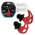 AXIL X20 Noise Reduction Ear Plugs, 24dB Hearing Protection, Red