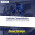 SuperSprings SSF-173-40-2 | SumoSprings Front Rebel for Ford F-53 | Left/Right Pair | 3000 (lb) Capacity at 50% Compression | Made in the USA, blue