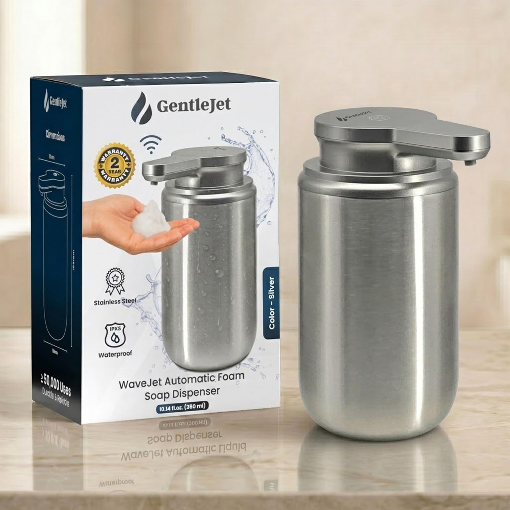 GentleJet WaveJet Automatic Soap Dispenser