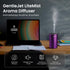 GentleJet LiteMist Waterless Nebulizing Essential Oil Diffuser – Cold Air Aromatherapy, USB-C Cordless 2000mAh Battery, Aluminum Portable for Home Office Car, 20ml