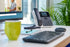 Plantronics Poly Edge E220 IP Desk Phone (Plantronics + Polycom) – Designed for use in Common Areas – 4-Line Keys Supporting up to 16 Lines - Integrated Bluetooth for Mobile Phone and Headset Pairing