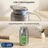 GentleJet WaveJet Automatic Liquid Soap Dispenser Touchless Sensor, USB-C Rechargeable, 304 Stainless Steel, IPX5 Waterproof for Bathroom Kitchen Sink, 10 oz / 300 ml
