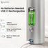 GentleJet OpalDrop Automatic Liquid Soap Dispenser – Touchless Sensor, USB-C Rechargeable, 304 Stainless Steel, IPX5 Water-Resistant for Kitchen Sink Bathroom, 9.13 oz / 270 ml