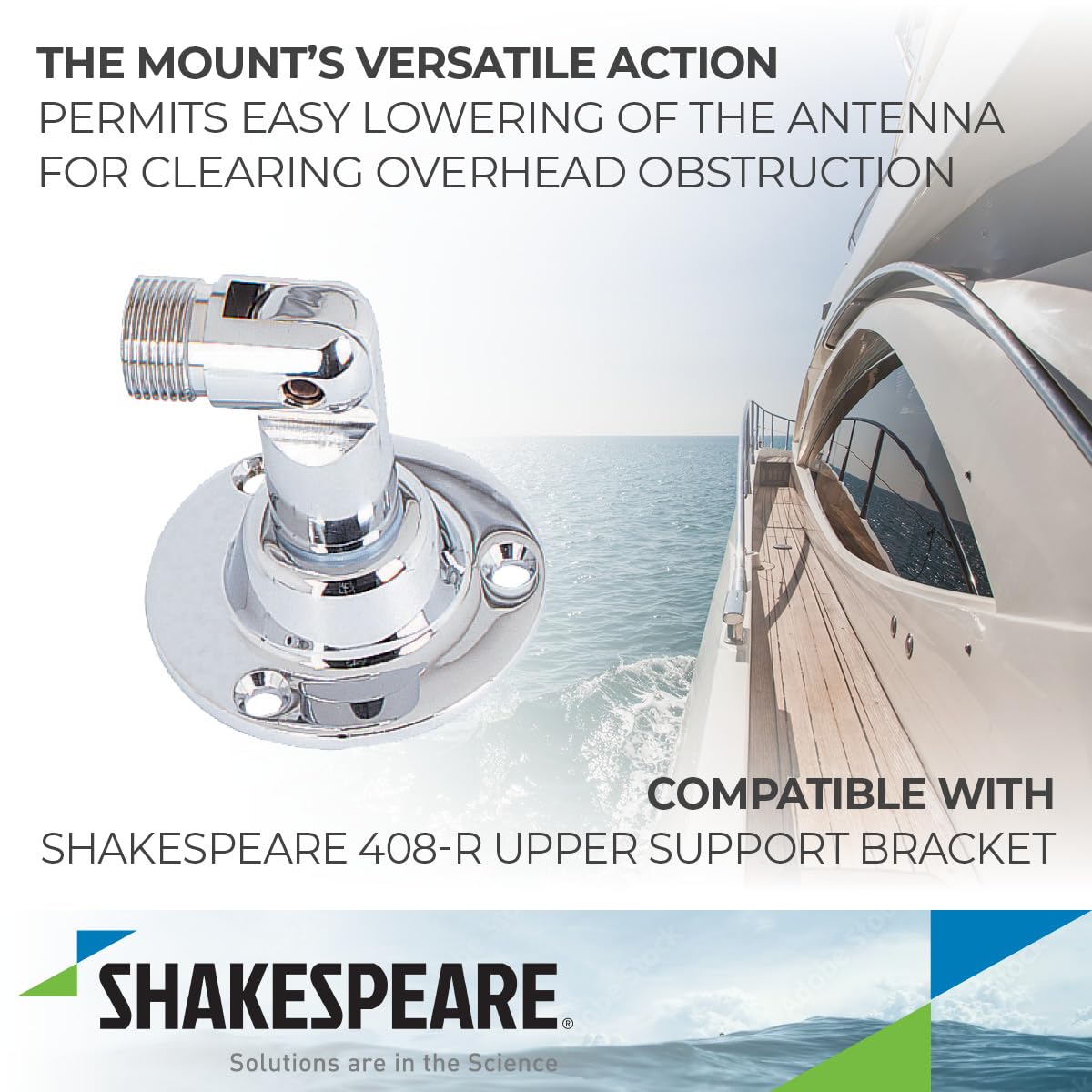 Shakespeare 81-S Stainless Steel Swivel Mount