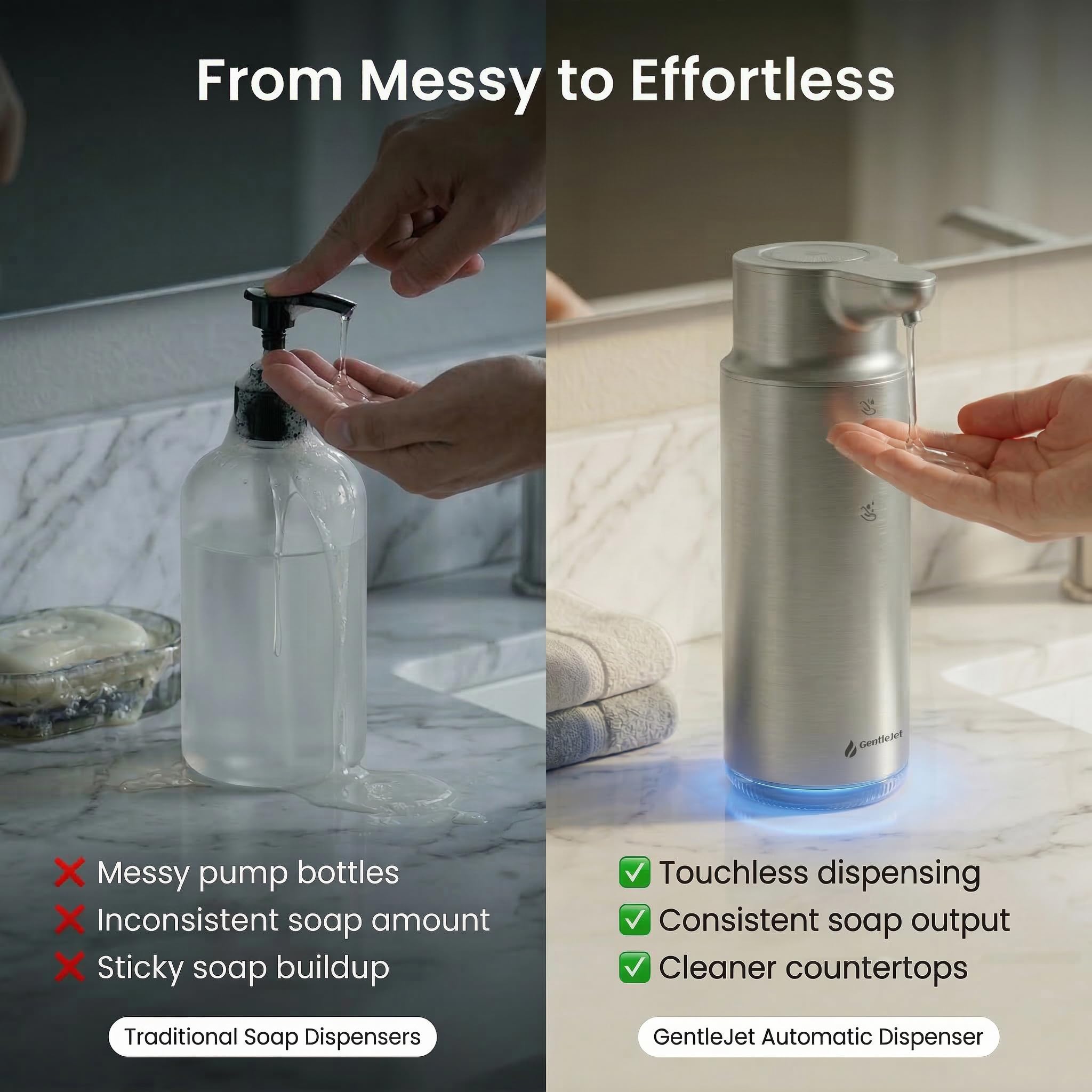 GentleJet CrystalJet Automatic Soap Dispenser