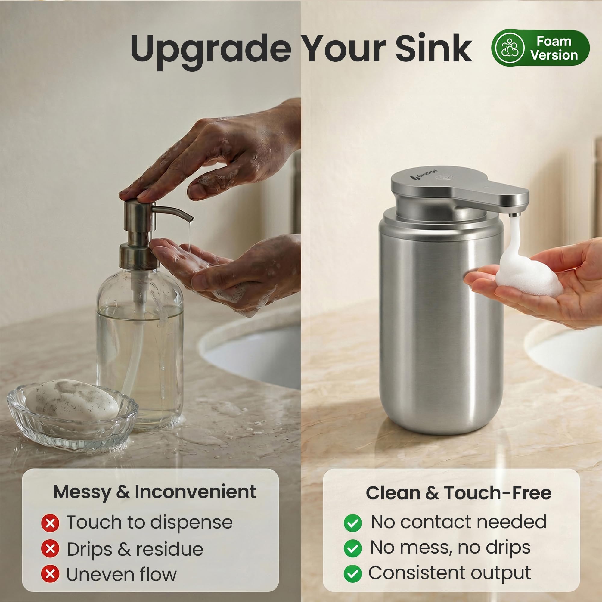 GentleJet WaveJet Automatic Soap Dispenser