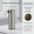 GentleJet OpalDrop Automatic Liquid Soap Dispenser – Touchless Sensor, USB-C Rechargeable, 304 Stainless Steel, IPX5 Water-Resistant for Kitchen Sink Bathroom, 9.13 oz / 270 ml