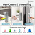 GentleJet OpalDrop Automatic Liquid Soap Dispenser – Touchless Sensor, USB-C Rechargeable, 304 Stainless Steel, IPX5 Water-Resistant for Kitchen Sink Bathroom, 9.13 oz / 270 ml