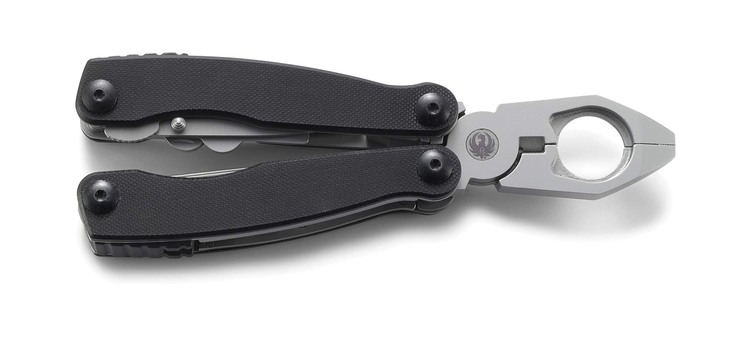 CRKT Ruger 1911 Multitool: Folding Pocket Knife with Liner Lock, Pliers, Spring Cutter, Screwdrivers, Punch Rod, Wrenches, with Polyester Sheath R5100