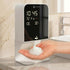GentleJet NobleJet Automatic Foaming Soap Dispenser Touchless Sensor, LED Display, 5 Foam Levels, Wall Mount or Countertop, Rechargable USB-C or Battery Powered, Aluminum Alloy, 480 ml Refillable