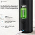 GentleJet OpalDrop Automatic Liquid Soap Dispenser – Touchless Sensor, USB-C Rechargeable, 304 Stainless Steel, IPX5 Water-Resistant for Kitchen Sink Bathroom, 9.13 oz / 270 ml