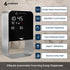 GentleJet EliteJet Automatic Foaming Soap Dispenser Touchless Sensor, LED Display, 5 Foam Levels, Wall Mount or Countertop, Rechargable USB-C or Battery Powered, Aluminum Alloy, 480 ml Refillable