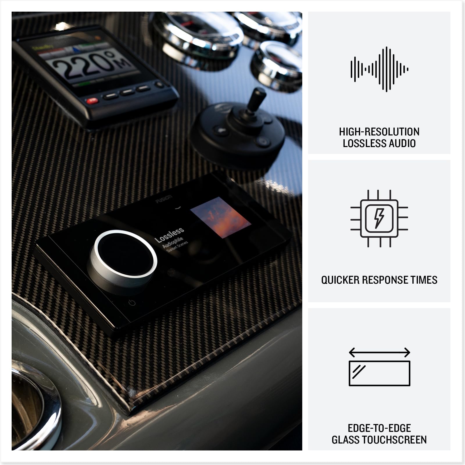 Garmin Fusion Apollo MS-RA800 Marine Stereo, Premium Touchscreen Stereo with Built-in Wi-Fi Connectivity