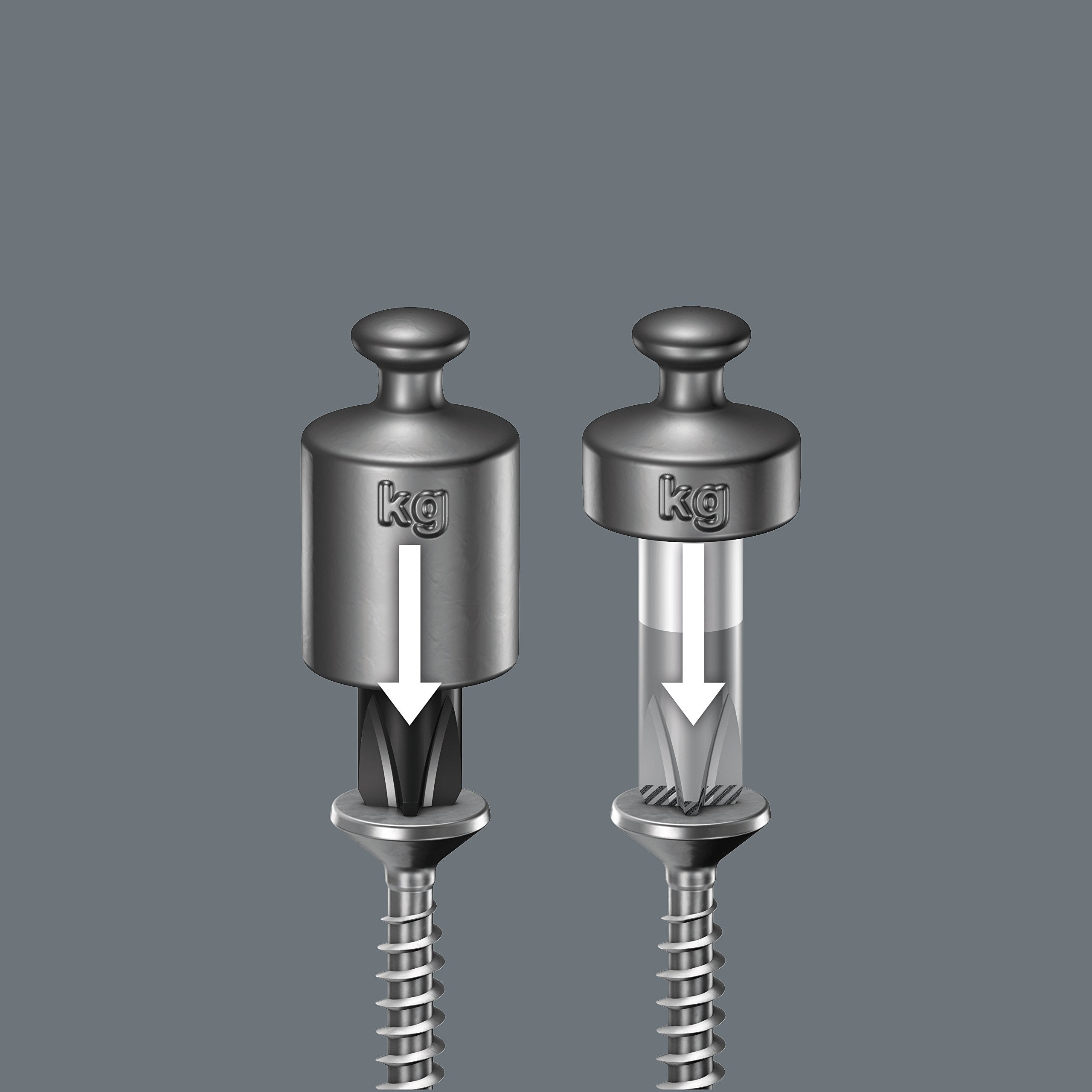 Wera 3350 PH Kraftform Stainless Steel Lasertip Phillips screwdriver, PH 1x80mm, 05032021001